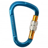 Magnesium alloy D-shaped quickdraw carabiner