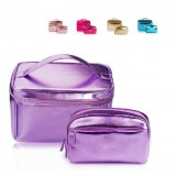 Make-up portable cosmetic box two-piece