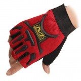 Man mountain outdoor non-slip fingerless gloves