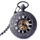 Mechanical pocket watch Ms summer new retro male watch