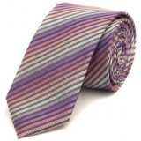 Men's business suits purple striped tie Valentines Gift
