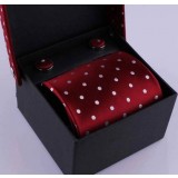 Men's business tie silk tie marriage tie red