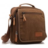Men's canvas shoulder handbag for ipad
