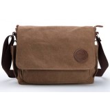 Men's casual canvas shoulder bag for ipad