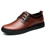 Men's casual leather shoes