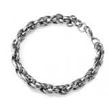 Men's Central interlocking bracelet in swiss steel