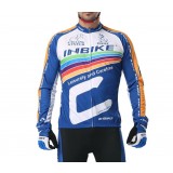 Men's fleece long-sleeved cycling clothing kit