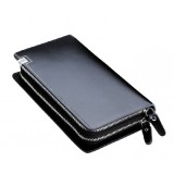 Men's handbags Long wallet male Leather business men's multi-function large capacity wallet