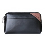 Men's handbags wrist bag zipper large capacity bag
