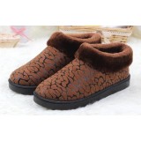 Men's hight cut plush slippers