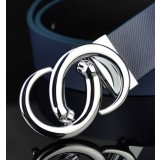 Men's leather belt leisure fashion edition smooth belt buckle