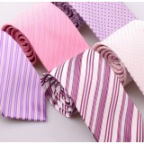 Men's pink business tie