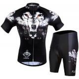 Men's short-sleeved riding clothes kit