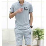Men's short-sleeved summer sportswear suit