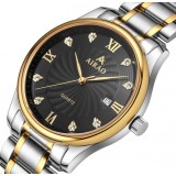 Men's Steel strap calendar quartz watch