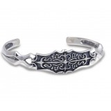 Men's titanium silver classic magic bracelet