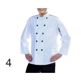 Men's white cotton cook uniforms