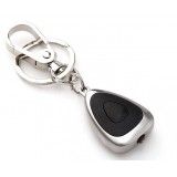 Men Zinc Alloy LED Flashlight Torch Keychain