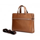 Mens Leather Laptop single-shoulder Bag / Handbag