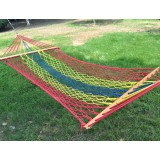 Mesh + wooden hammock