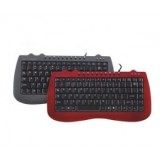 Metal base Mini Multimedia Wired Keyboard