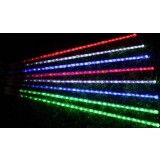 Meteor flashing LED holiday lights