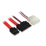 micro SATA 16pin (7 +9 pin) to 7pin data + 4 pin power cable