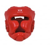 Microfiber leather Kickboxing face guard helmet