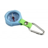 Mini compass with carabiner