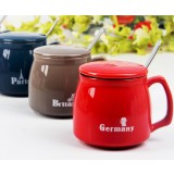 Minimalist 360ml ceramic mug set