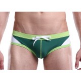 Minimalist lacing men's swim briefs