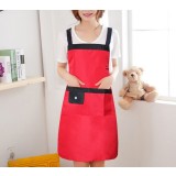 Minimalist sleeveless waterproof kitchen aprons