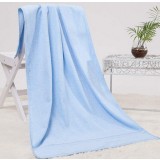 Minimalist solid color cotton bath towel