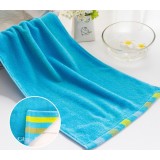 Minimalist solid color cotton towel