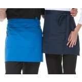 Minimalist solid color short aprons