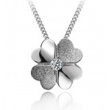Ms. Silver Clover Necklace