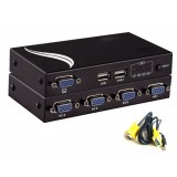 MT-401UK-L 4Port USB2.0 KVM Switch