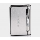 Multi-functional automatic cigarette case with lighter