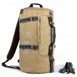 Multi-functional sports bag & barrel bag & men's travel canvas bag
