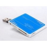 Multi Card Reader TF/SD/MS/M2 reader with display lights