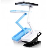 Multifunction Folding LED Desk Lamp with Clip