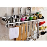 Multifunction stainless steel kitchen shelving