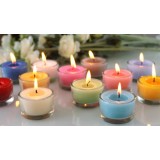 Natural aromatherapy glass cup candles