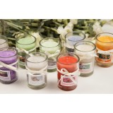 Natural aromatherapy glass cup candles