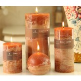 Natural sandalwood aromatherapy candles