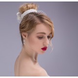 Net Yarn bow hair accessories