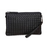New style knitting women leather hand bag Female sheepskin temperament handbag