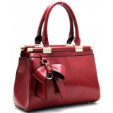 Newest European and American fashion retro bow ladies handbag