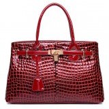 Newest style 2014 popular Alligator Pattern women's handbag 