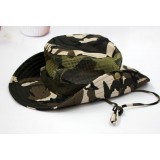 Nylon + cotton camouflage mountaineering hat